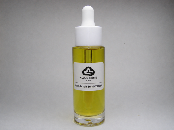 Huile de Nuit Visage CBD 15%